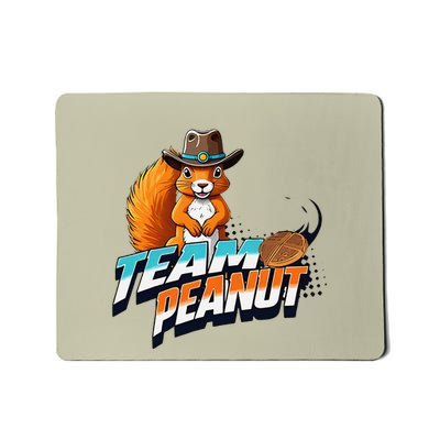 Team Peanut Justice For Peanutthe Squirrel In A Cowboy Hat Mousepad