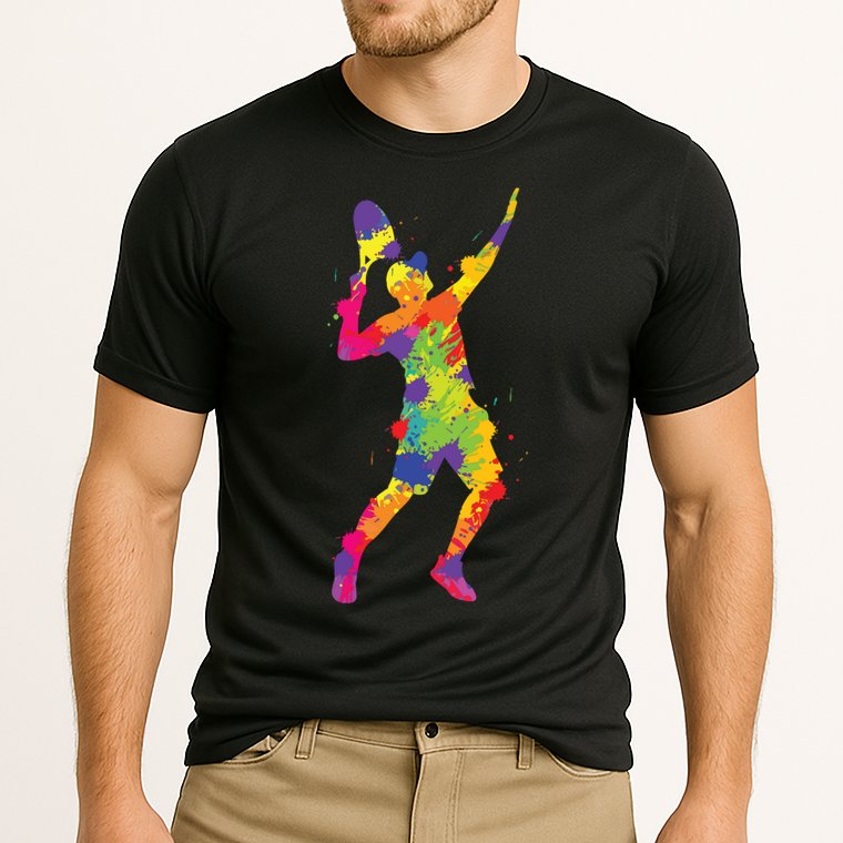 Tennis Player Kids Boy Cooling Performance Crew T-Shirt