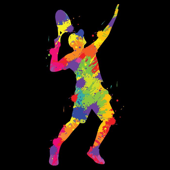 Tennis Player Kids Boy Cooling Performance Crew T-Shirt