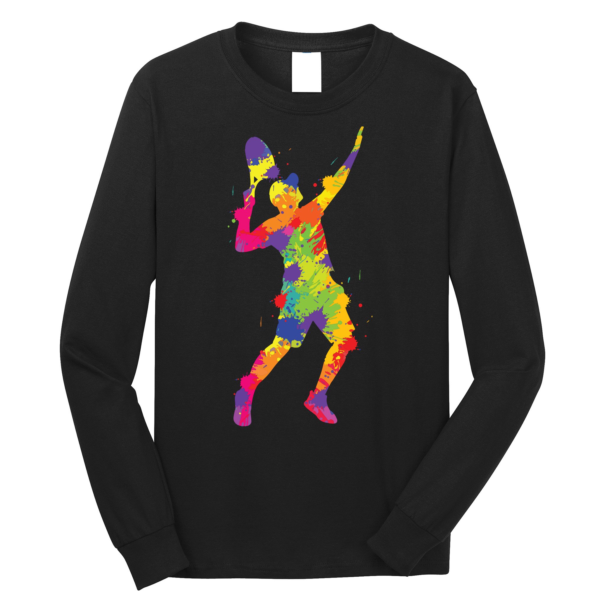 Tennis Player Kids Boy Long Sleeve Shirt