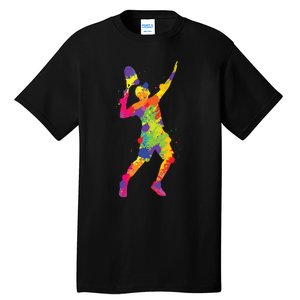 Tennis Player Kids Boy Tall T-Shirt