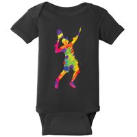 Tennis Player Kids Boy Baby Bodysuit