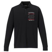 Truckers Prayer Keep Me Safe Get Me Home Truck Driver Performance Long Sleeve Polo