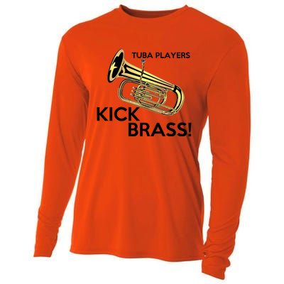 Tuba Players Kick Brass Cooling Performance Long Sleeve Crew