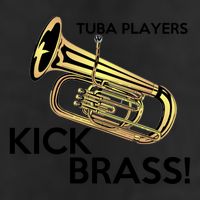 Tuba Players Kick Brass 7 Panel Mesh Trucker Snapback Hat