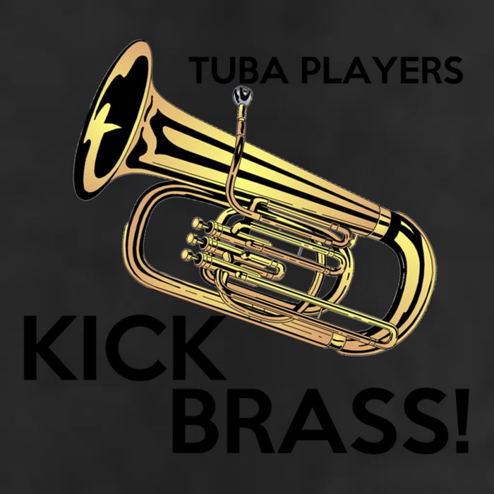 Tuba Players Kick Brass 7 Panel Mesh Trucker Snapback Hat