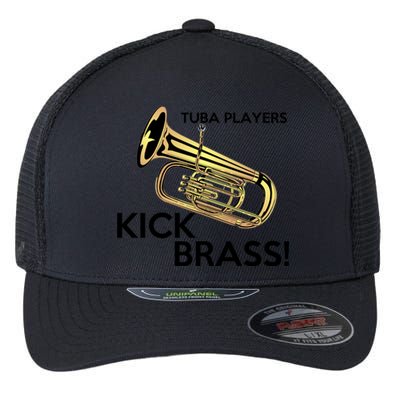 Tuba Players Kick Brass Flexfit Unipanel Trucker Cap