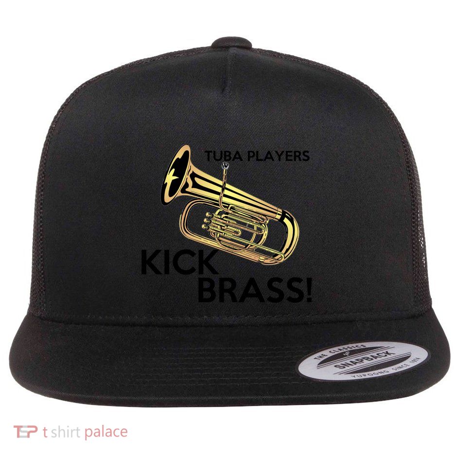 Tuba Players Kick Brass Flatbill Hat