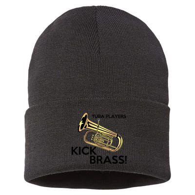 Tuba Players Kick Brass Sustainable Knit Beanie