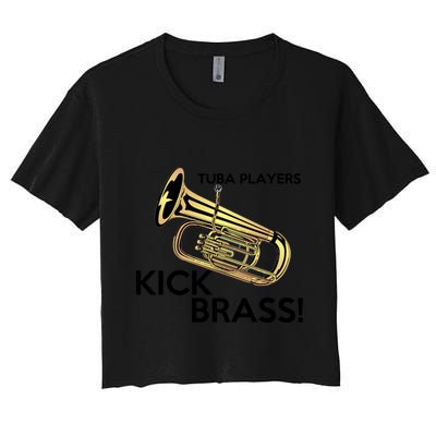 Tuba Players Kick Brass Crop Top