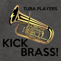 Tuba Players Kick Brass Vector Backpack