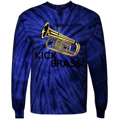 Tuba Players Kick Brass Tie-Dye Long Sleeve Shirt