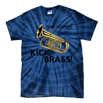 Tuba Players Kick Brass Tie-Dye T-Shirt