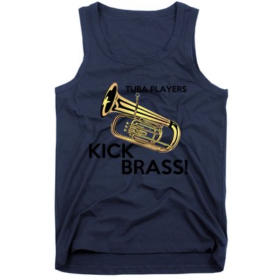 Tuba Players Kick Brass Tank Top