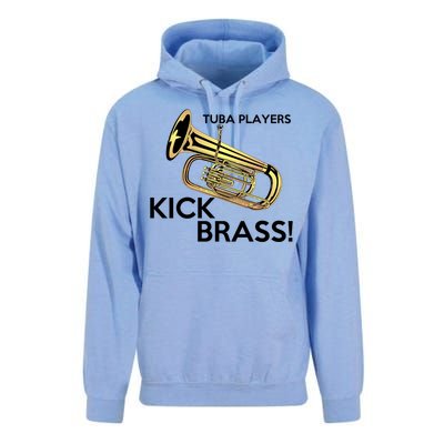 Tuba Players Kick Brass Unisex Surf Hoodie