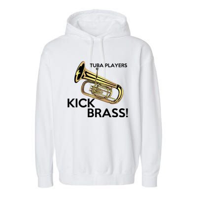 Tuba Players Kick Brass Garment-Dyed Fleece Hoodie