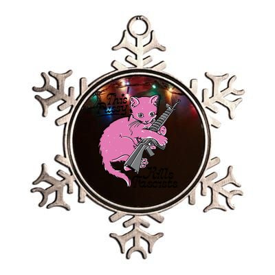 This Pussy Kills Fascists Metallic Star Ornament