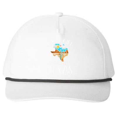 Texas Pride Kids Women Just A Who Loves Her Texas Snapback Five-Panel Rope Hat