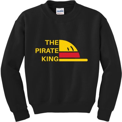 The Pirate King Best Pirate Anime Ever Japanese Manga Fans Kids Sweatshirt