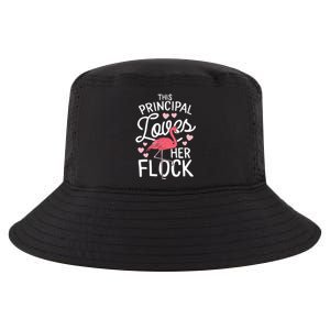 This Principal Loves Her Flock Flamingo Teacher School Gift Cool Comfort Performance Bucket Hat