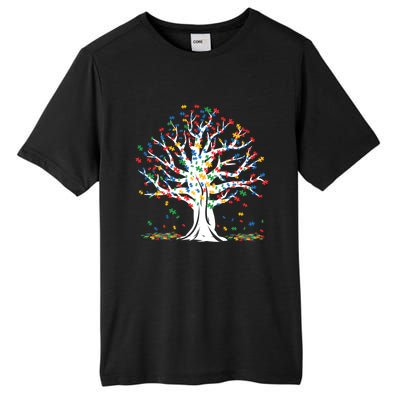 Tree Puzzle Love Special April Autism Awareness Gift Tall Fusion ChromaSoft Performance T-Shirt