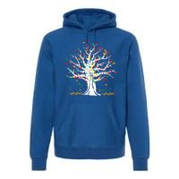 Tree Puzzle Love Special April Autism Awareness Gift Premium Hoodie