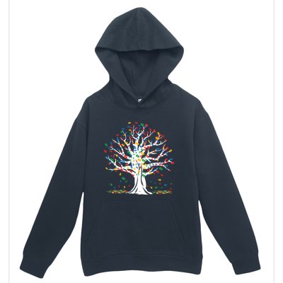 Tree Puzzle Love Special April Autism Awareness Gift Urban Pullover Hoodie