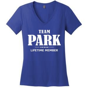 Team Park Lifetime Member Park Family Great Gift Women's V-Neck T-Shirt