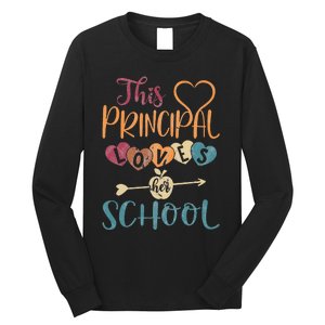 This Principal Loves Her School Teacher Funny Principal Long Sleeve Shirt