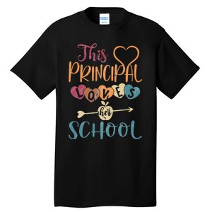 This Principal Loves Her School Teacher Funny Principal Tall T-Shirt