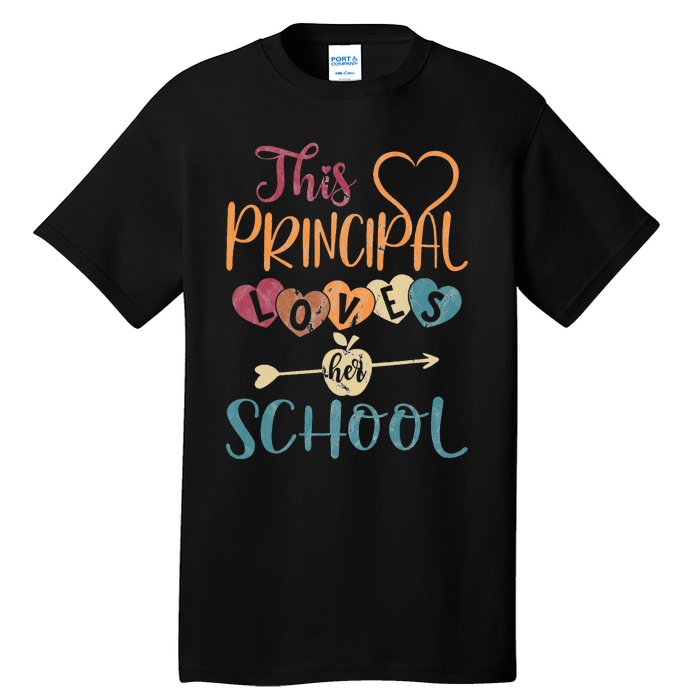 This Principal Loves Her School Teacher Funny Principal Tall T-Shirt