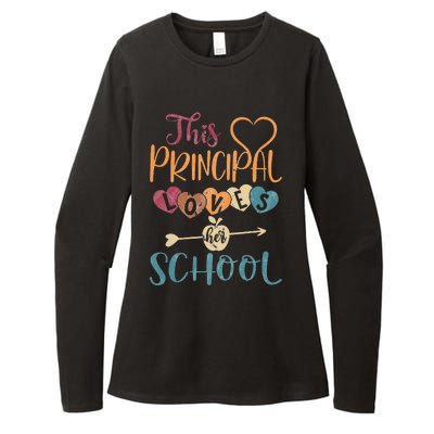 This Principal Loves Her School Teacher Funny Principal Womens CVC Long Sleeve Shirt