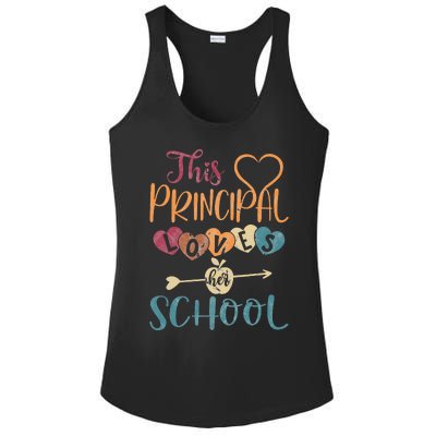 This Principal Loves Her School Teacher Funny Principal Ladies PosiCharge Competitor Racerback Tank