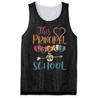 This Principal Loves Her School Teacher Funny Principal Mesh Reversible Basketball Jersey Tank