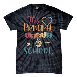 This Principal Loves Her School Teacher Funny Principal Tie-Dye T-Shirt