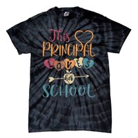 This Principal Loves Her School Teacher Funny Principal Tie-Dye T-Shirt