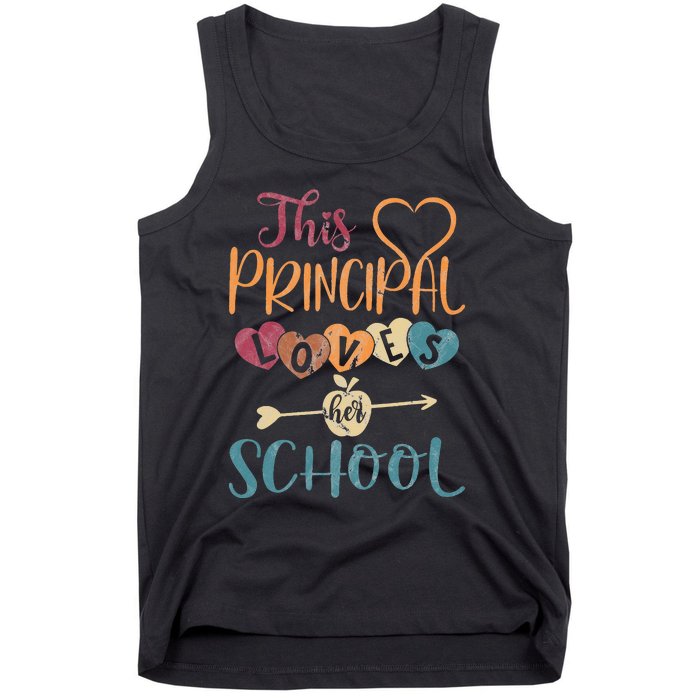 This Principal Loves Her School Teacher Funny Principal Tank Top