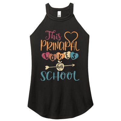 This Principal Loves Her School Teacher Funny Principal Women's Perfect Tri Rocker Tank