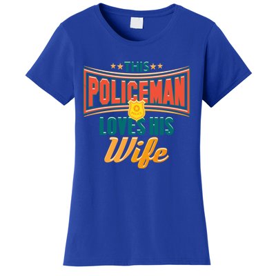 This Police Loves His Wife Police Officer Gift Women's T-Shirt