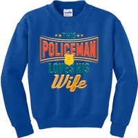 This Police Loves His Wife Police Officer Gift Kids Sweatshirt