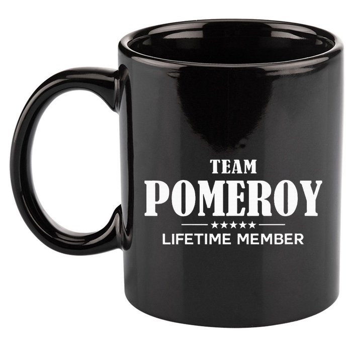 Team Pomeroy Lifetime Member Pomeroy Family 11oz C Handle Ceramic Mug