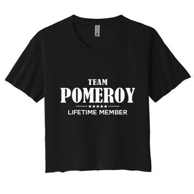Team Pomeroy Lifetime Member Pomeroy Family Crop Top