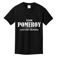Team Pomeroy Lifetime Member Pomeroy Family Kids T-Shirt
