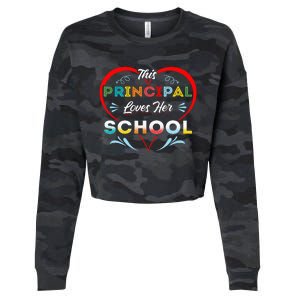 This Principal Loves Her School Head Teacher Headistress Cropped Pullover Crew