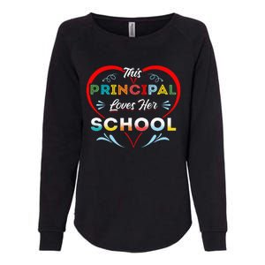 This Principal Loves Her School Head Teacher Headistress Womens California Wash Sweatshirt