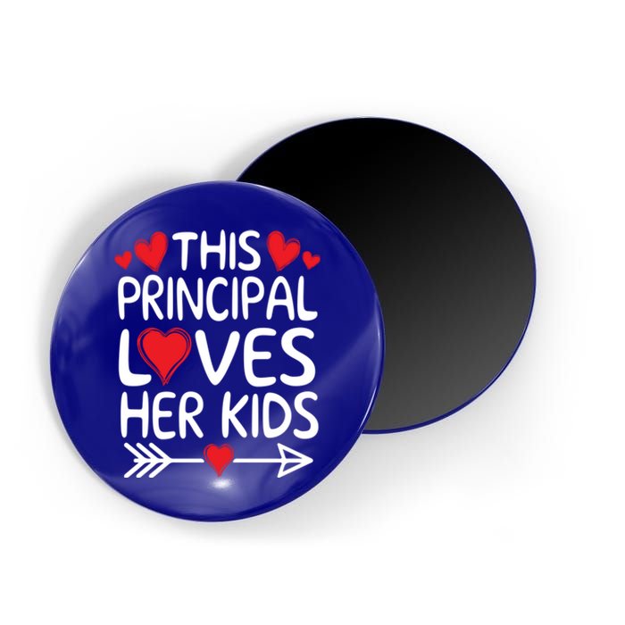 This Principal Loves Her Valentines Day Hearts School Funny Gift Magnet