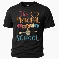 This Principal Loves Her School Teacher Funny Principal Cooling Performance Crew T-Shirt