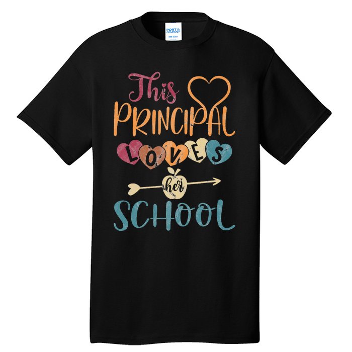 This Principal Loves Her School Teacher Funny Principal Tall T-Shirt