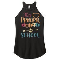 This Principal Loves Her School Teacher Funny Principal Women's Perfect Tri Rocker Tank