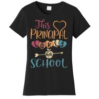 This Principal Loves Her School Teacher Funny Principal Women's T-Shirt